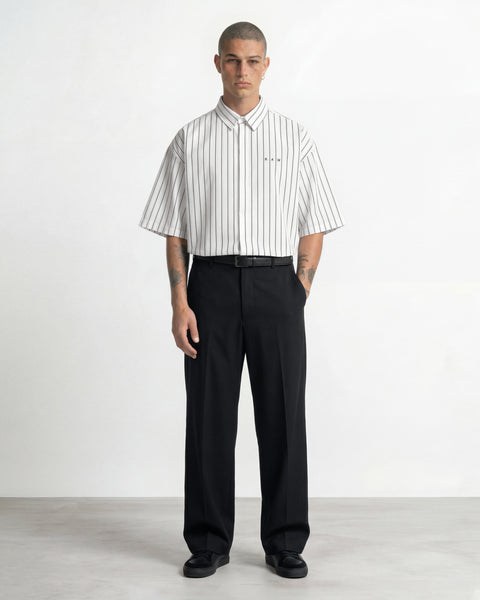 Striped Broken White