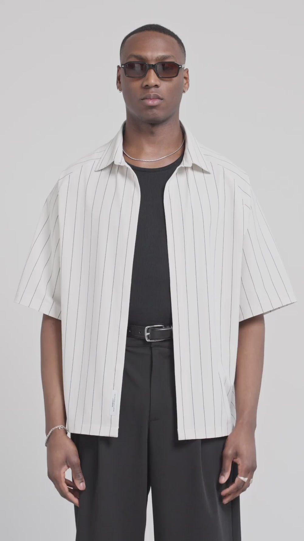 Striped Ecru