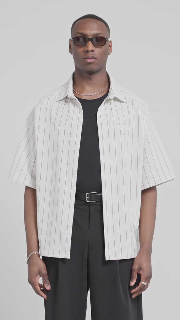 Striped Ecru